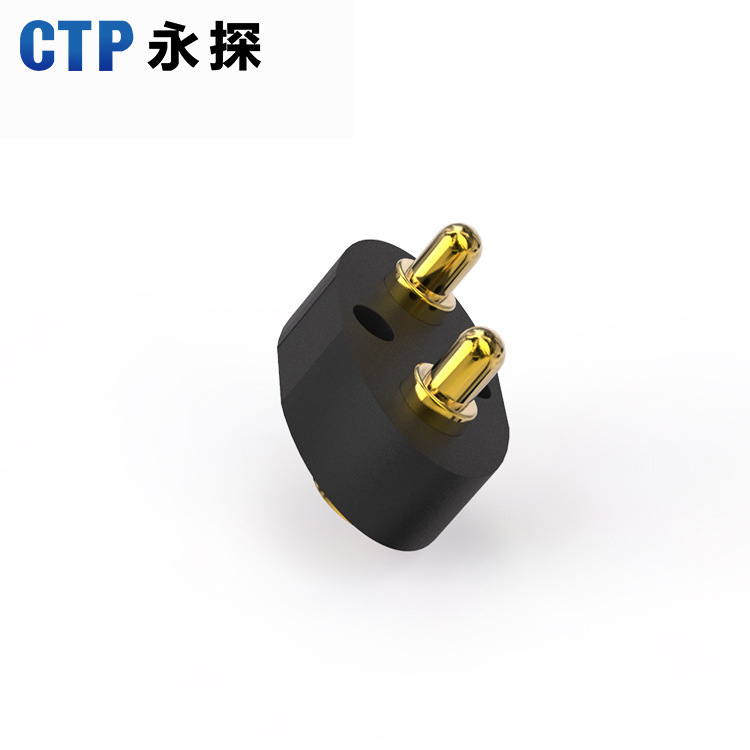 pogopin連接器彈簧探針連接器 智能手環(huán)充電線(xiàn)2pin 藍牙耳機頂針