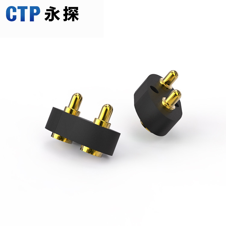 pogopin連接器彈簧探針連接器 智能手環(huán)充電線(xiàn)2pin 藍牙耳機頂針